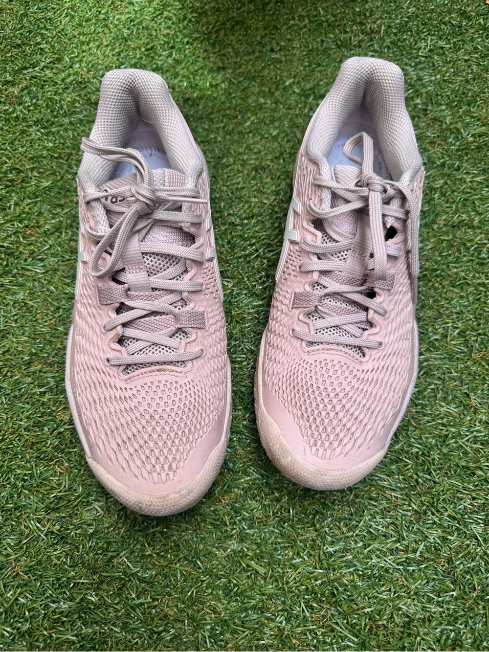 ASICS GEL Resolution Women's Court Shoes Size 8.5 light rose/white